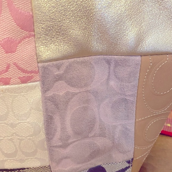 Coach Signature Patchwork Tote K0893-F11709 Purse - Picture 10 of 14